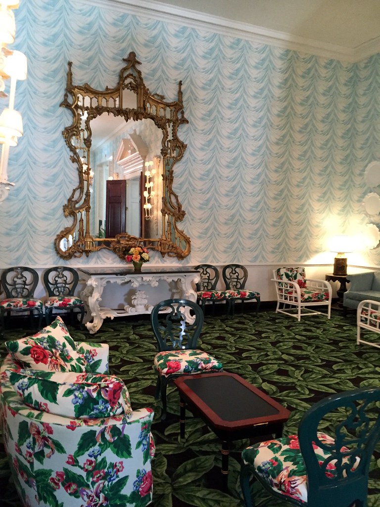 The Greenbrier Tea Garden Lounge adjacent to The Colonna… Flickr
