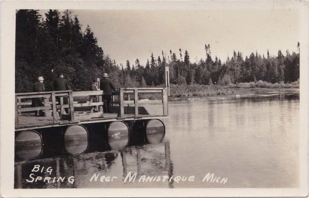 UP Manistique MI RPPC Populat Historic Kitchitikipi BIG … Flickr