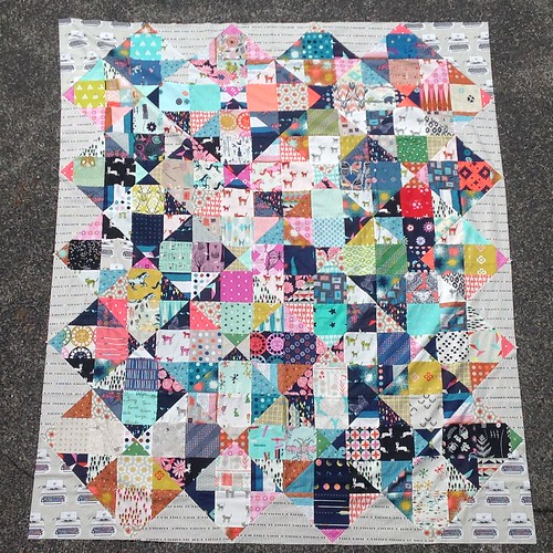 Cotton + Steel Charm Swap Top Made with the quiltinginther… Flickr