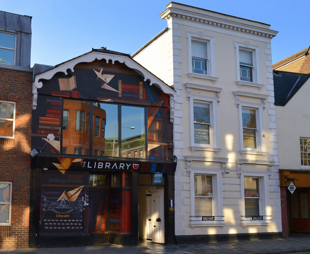 The Library at Kingston upon Thames With it’s unique decor… Flickr