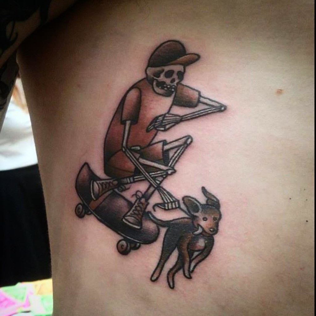 Skateboarding Tattoos, Skeleton Tattoos And Pet Tattoos. I… | Flickr 1024_x_1024_jpg