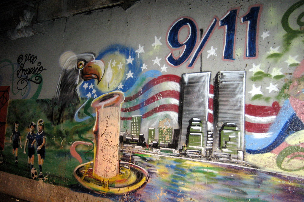 Queens Woodside Woodside on the Move Mural 911 Vigil a photo on