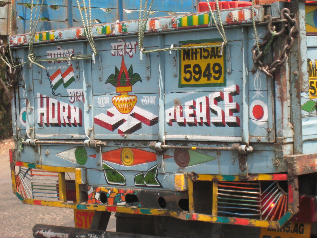 India Horn Please! Mumbai, India Each large truck you pas… Flickr