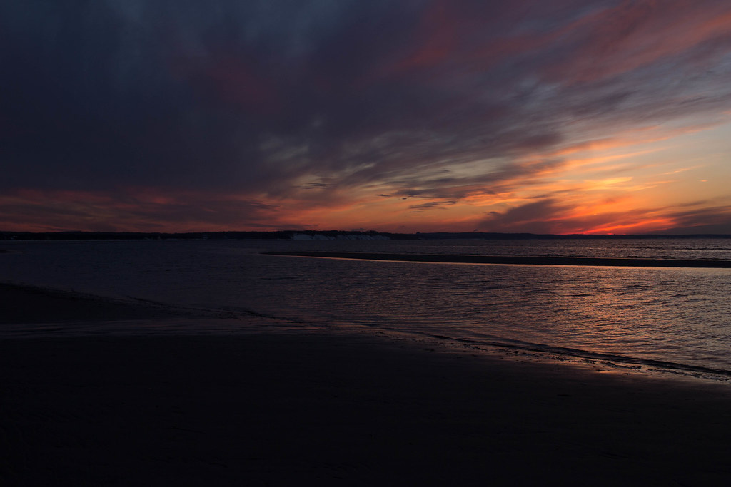 West Meadow Beach sunset 2/6/16 Vicki from Yaphank Flickr