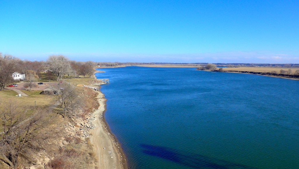 Missouri River from the Pedestrian bridge, Yankton Flickr
