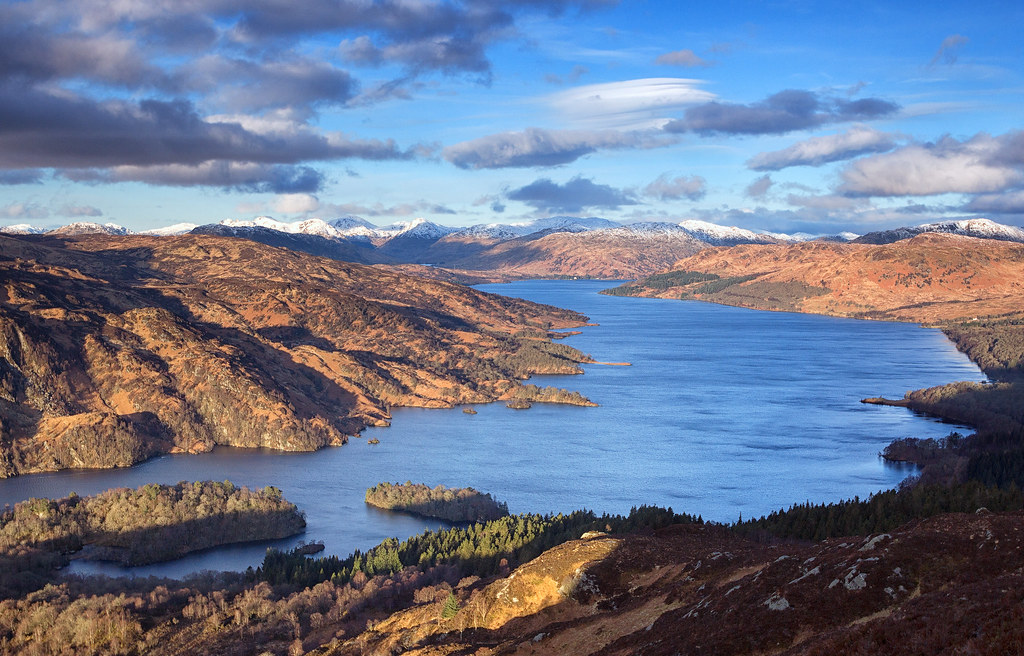 Loch Katrine, Scotland Loch Katrine in the Trossachs area … Flickr