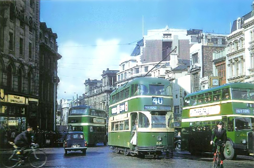Liverpool Tram Route 40 Car 224 on Ranelagh Street. (Coll… Flickr