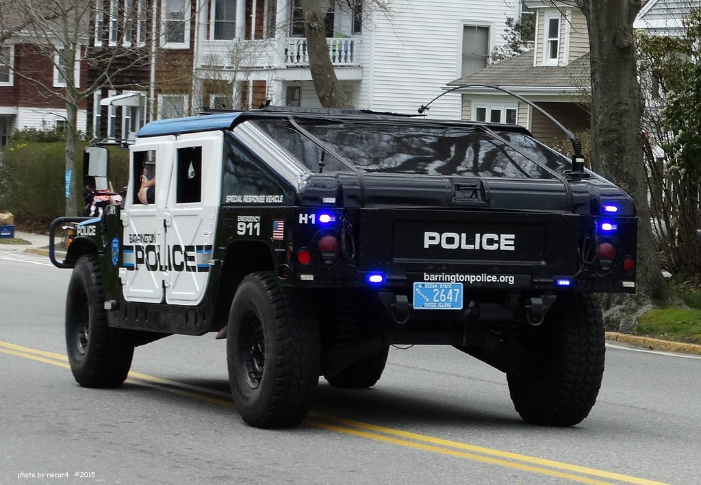 Barrington RI Police Hummer H1 (3) rwcar4 Flickr