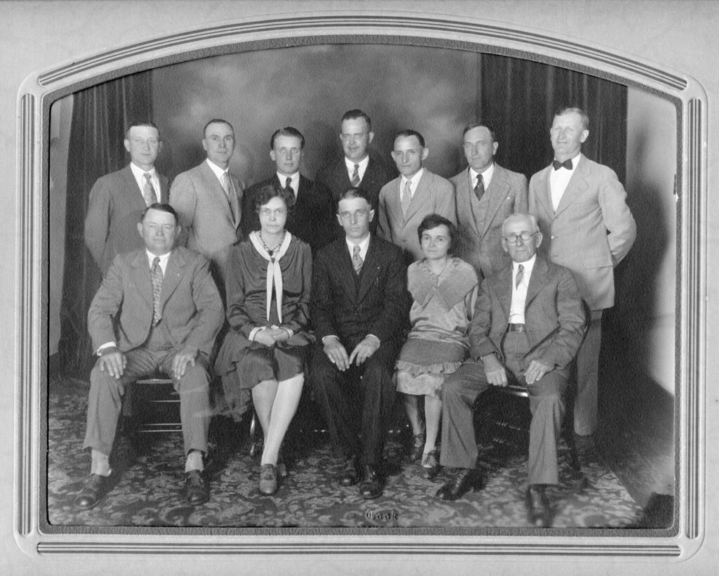 1930 Bremen post office staff July 18, 1930 Front Flickr