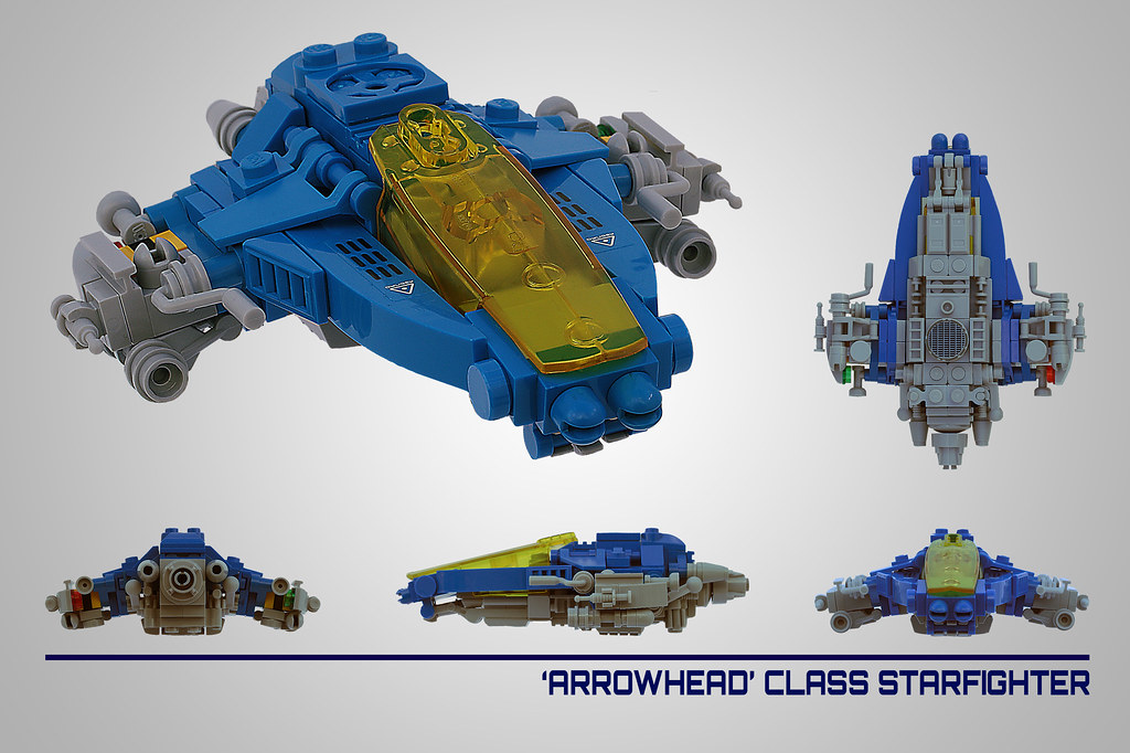 LL945 'Arrowhead' plan The 'Arrowhead' class starfighter … Flickr