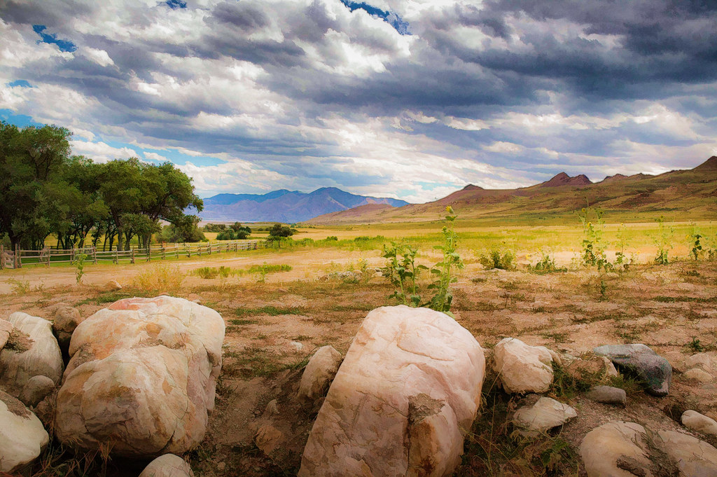 Fielding Garr Ranch Textured Antelope Island, Utah. Modi… Flickr
