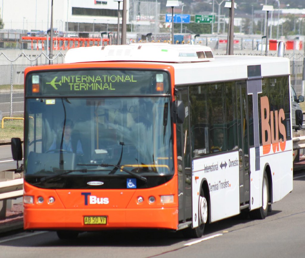 TBus Sydney airport terminal transfer bus Phillip Flickr