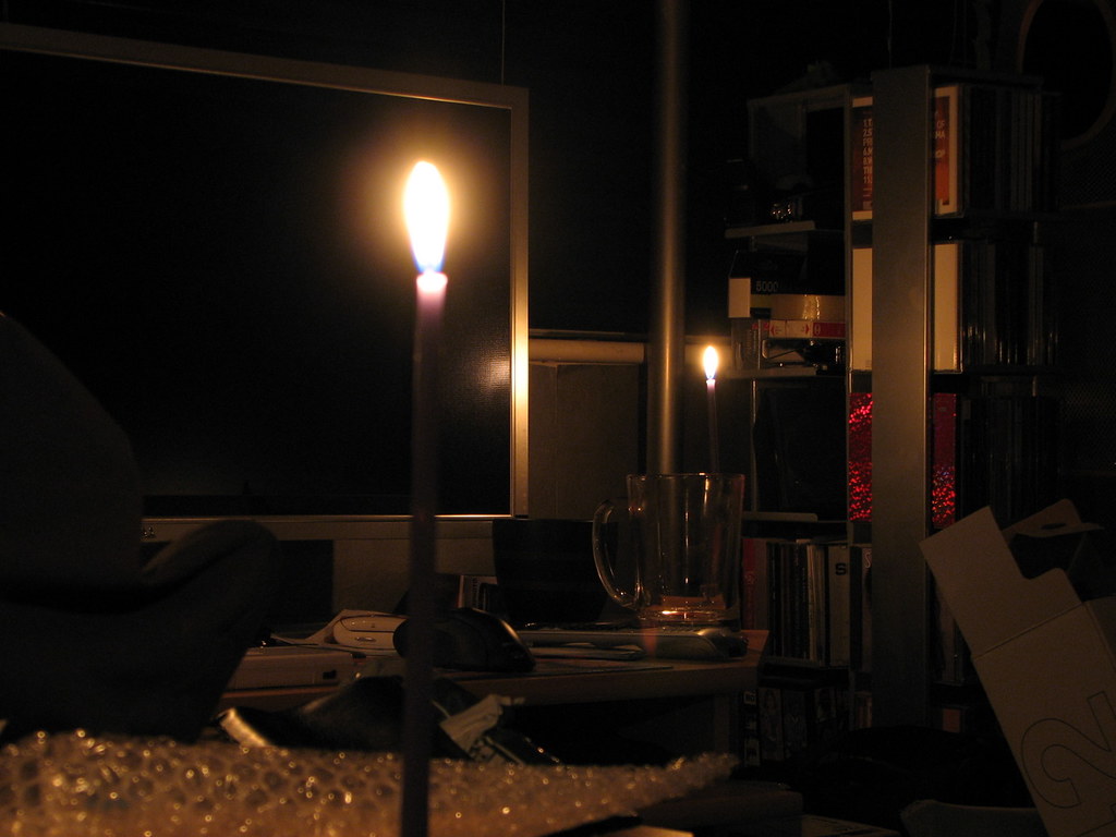 Candles in Power Cut candles in powercut Glen Bowman Flickr