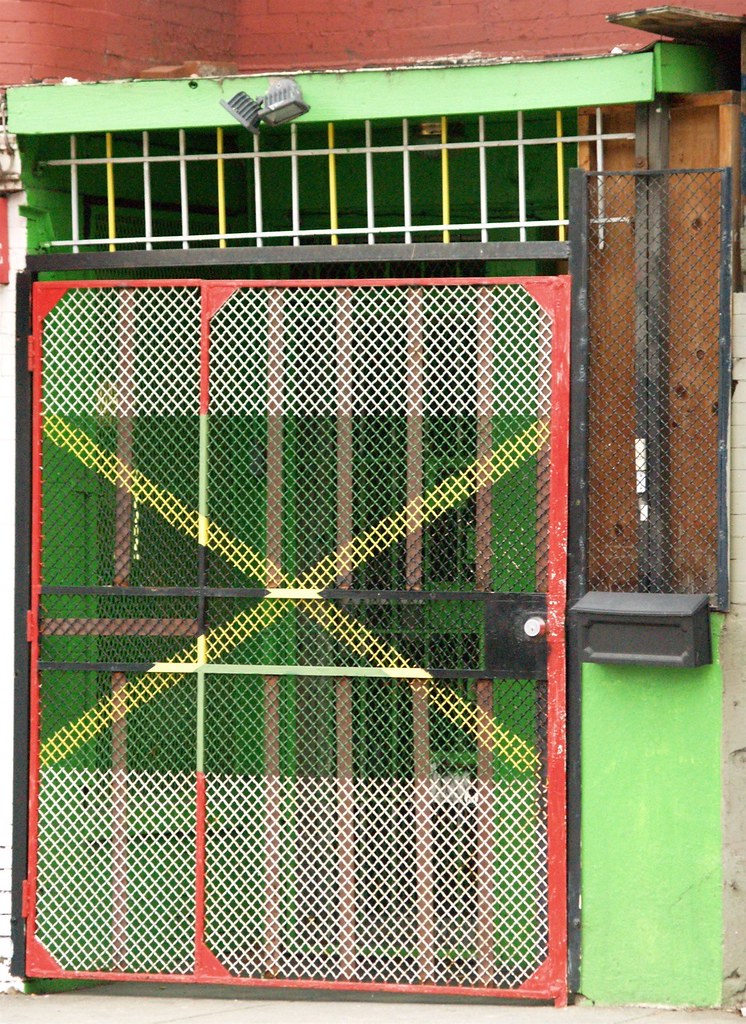Jam Doung Style's Jamaican Flag Door (Washington, DC) Flickr