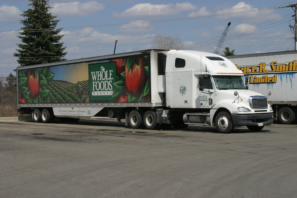 Freightliner Wholefoods truck Colorful Whole foods market … Flickr