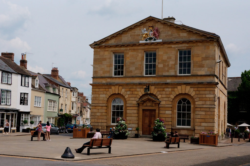 Woodstock Town Hall in Oxfordshire,England. This Grade 2 l… Flickr