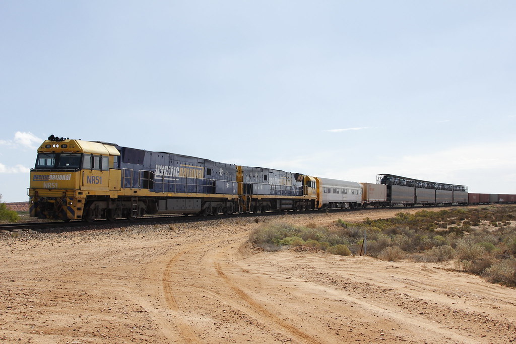 4PM6 Spencer Junction 4PM6 (NR51/NR6) arriving at Spencer … Flickr