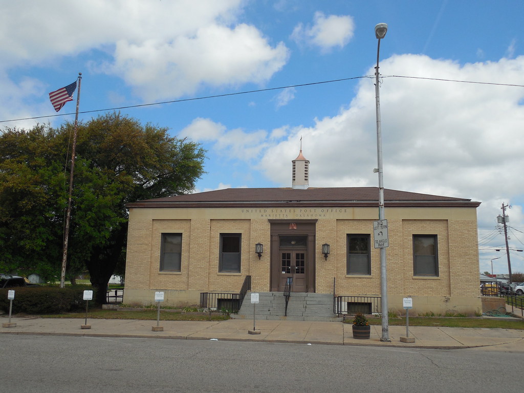Marietta, Oklahoma 73448 Constructed in 1939. New Deal mur… Flickr