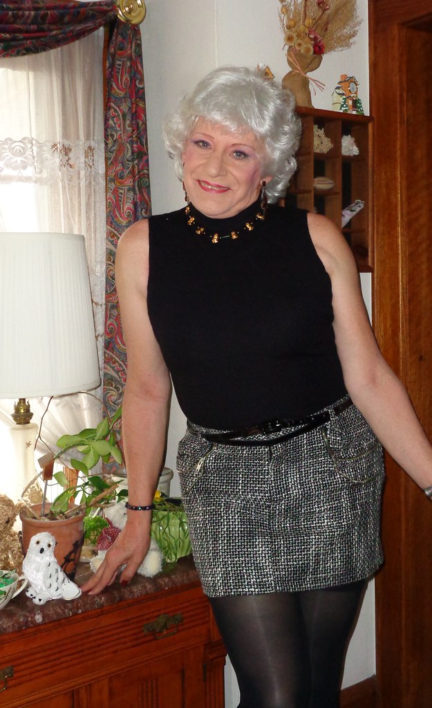 Old womanshort skirt deal with it Laurette McGovern Flickr