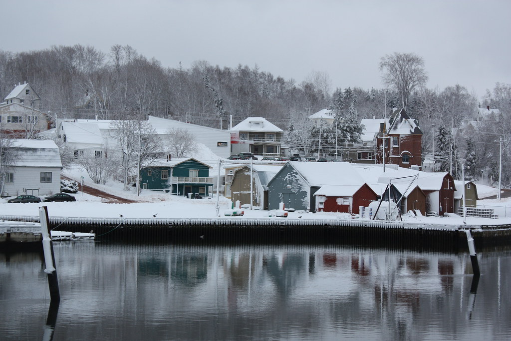 Montague, PEI A winter view of Montague, Prince Edward Isl… Flickr