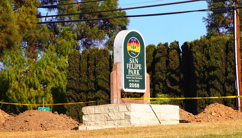 San Felipe Park 20140710 Roadwork beside the entrance to S… Flickr