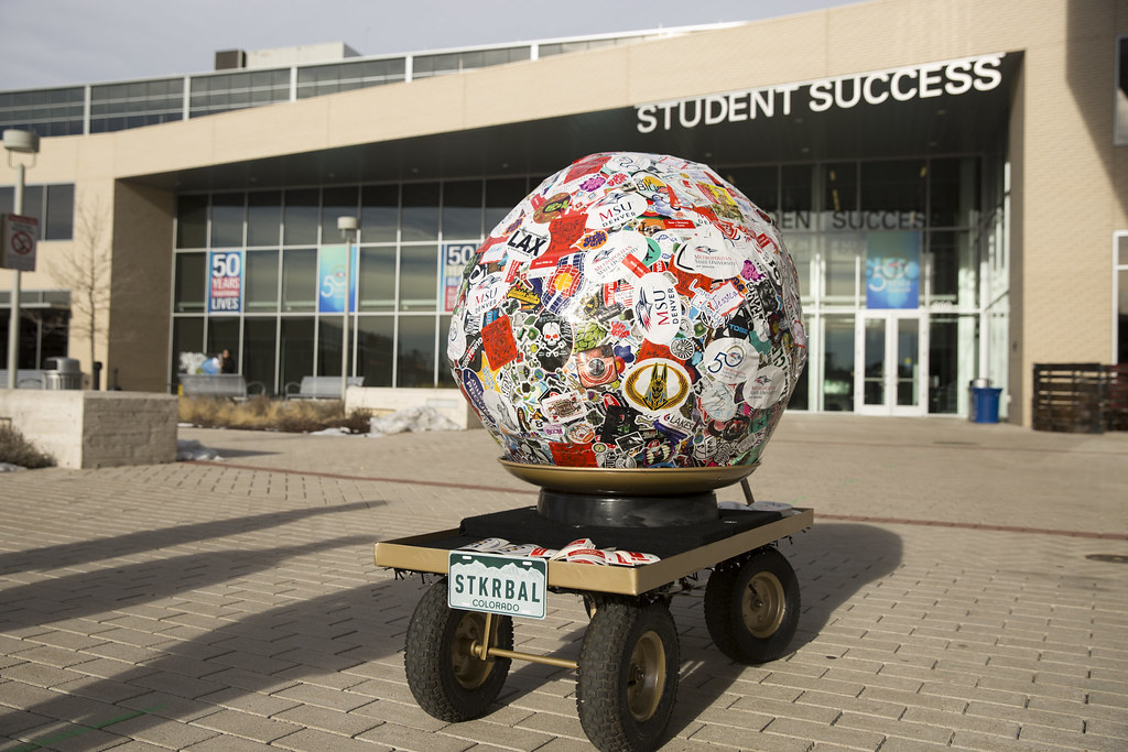 World's Largest Sticker Ball Behold, Stickerball! This 230… Flickr