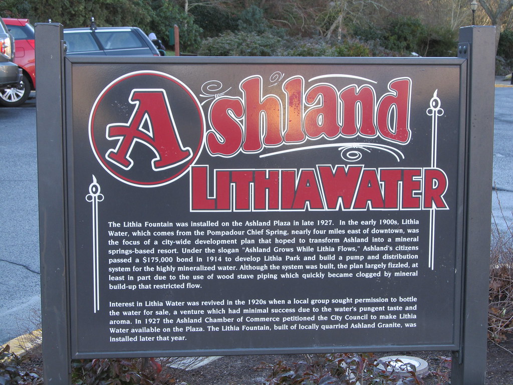 Ashland Lithia Water Ashland, Oregon is known for its hot … Flickr