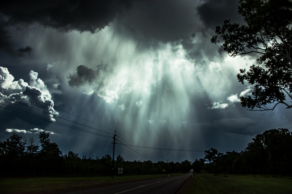 Heavy Rain Shower Heavy Rain Shower (Downburst?) over Batc… Flickr