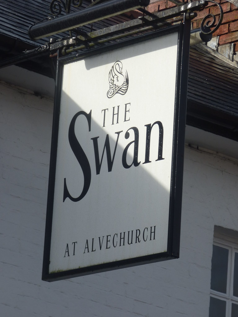 The Swan Swan Street, Alvechurch pub sign a photo on Flickriver