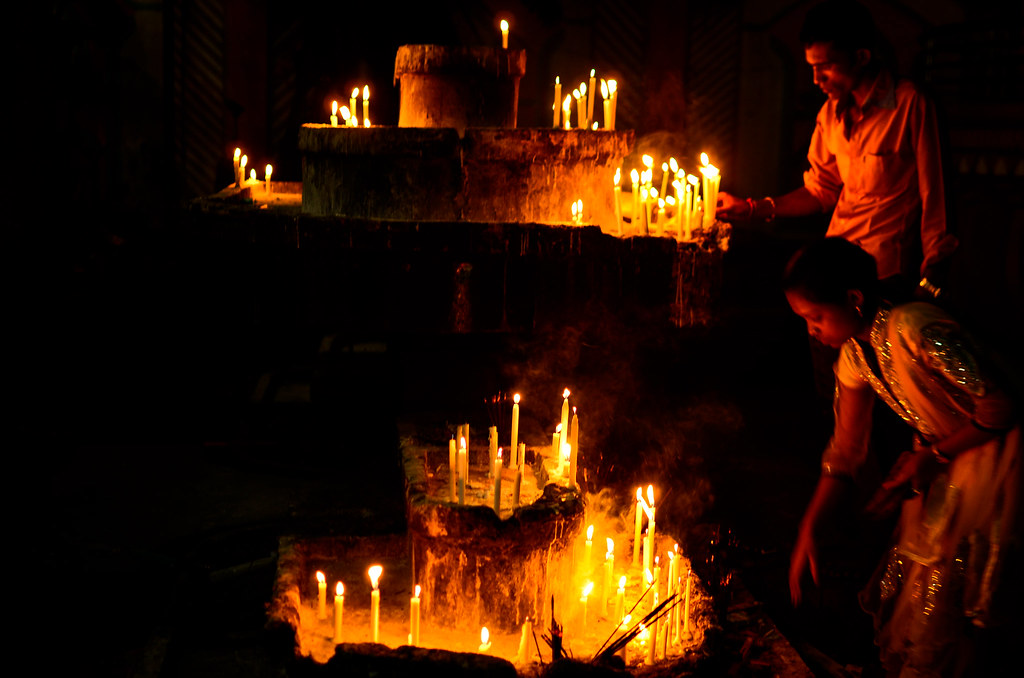 Light up the candles It was taken during the eve of Durga … Flickr