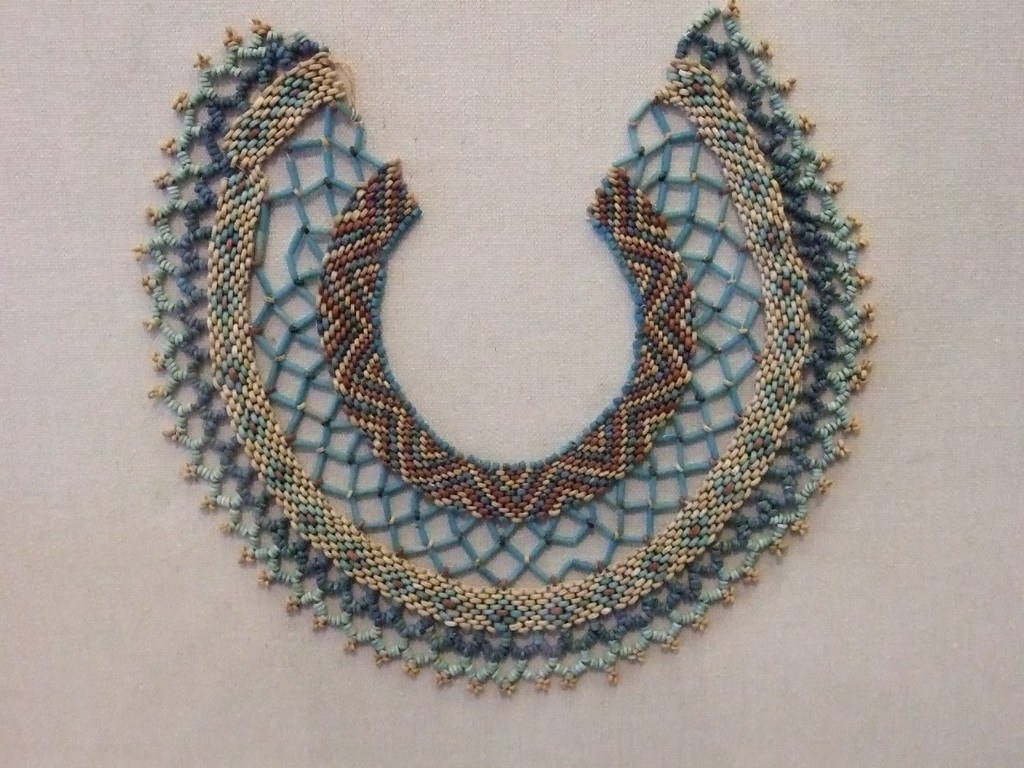 Egyptian necklace New Kingdom or later 1501070 BCE Faienc… Flickr