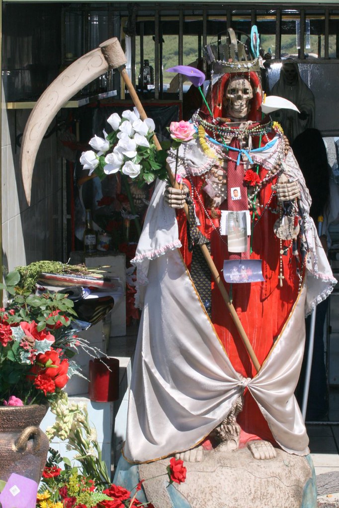 Reaper A mexican shrine where people pray to La Santa Muer… Flickr