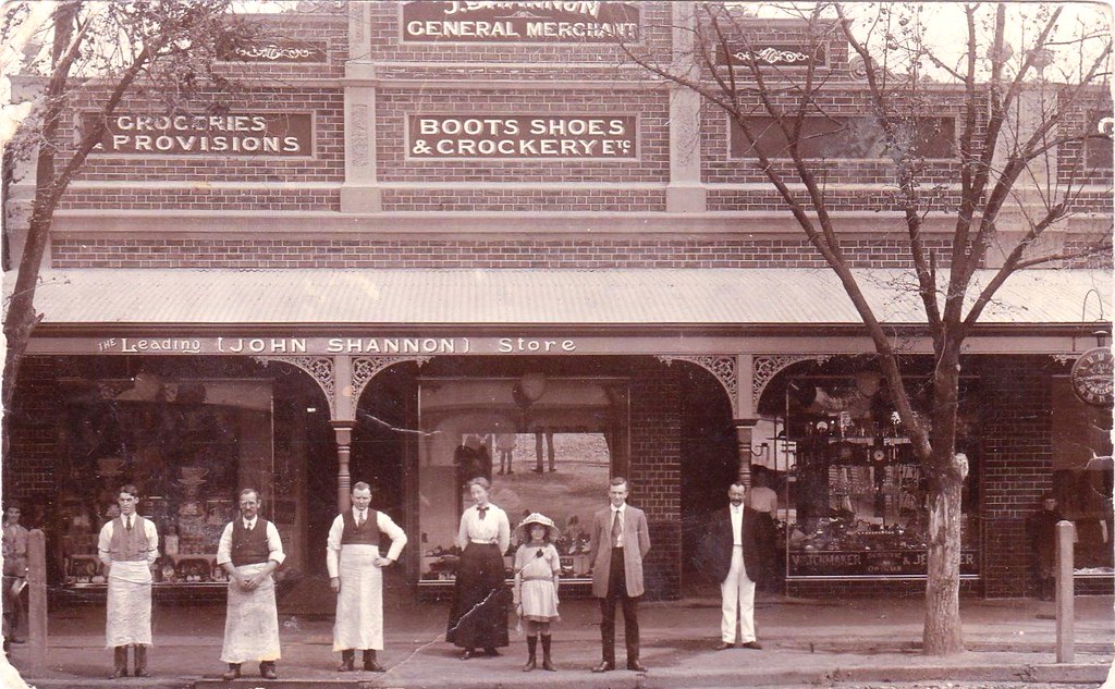 John Shannon's store at Numurkah, Victoria early 1900s Flickr