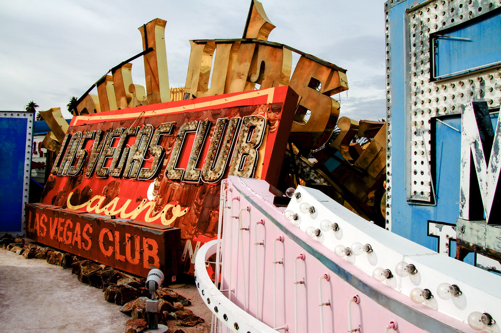 Neon Graveyard The Neon Graveyard in Las Vegas Nevada. Wor… Flickr