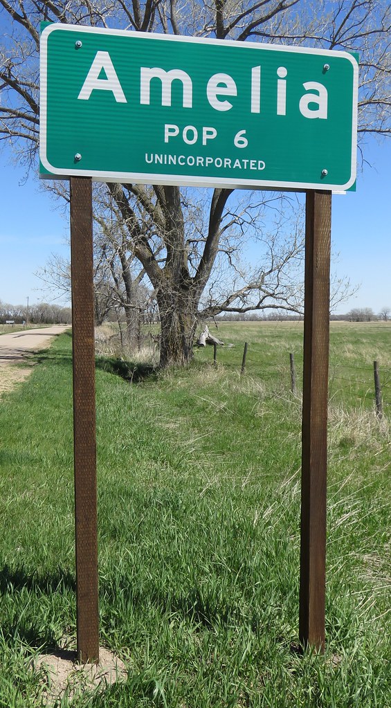 Amelia Sign (Amelia, Nebraska) Amelia is a tiny community … Flickr
