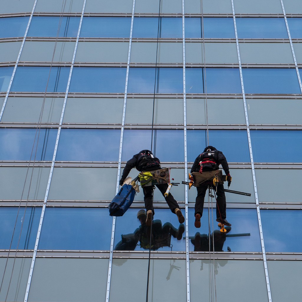 Window cleaning Seen in Warsaw/Poland Alexander Fink Flickr