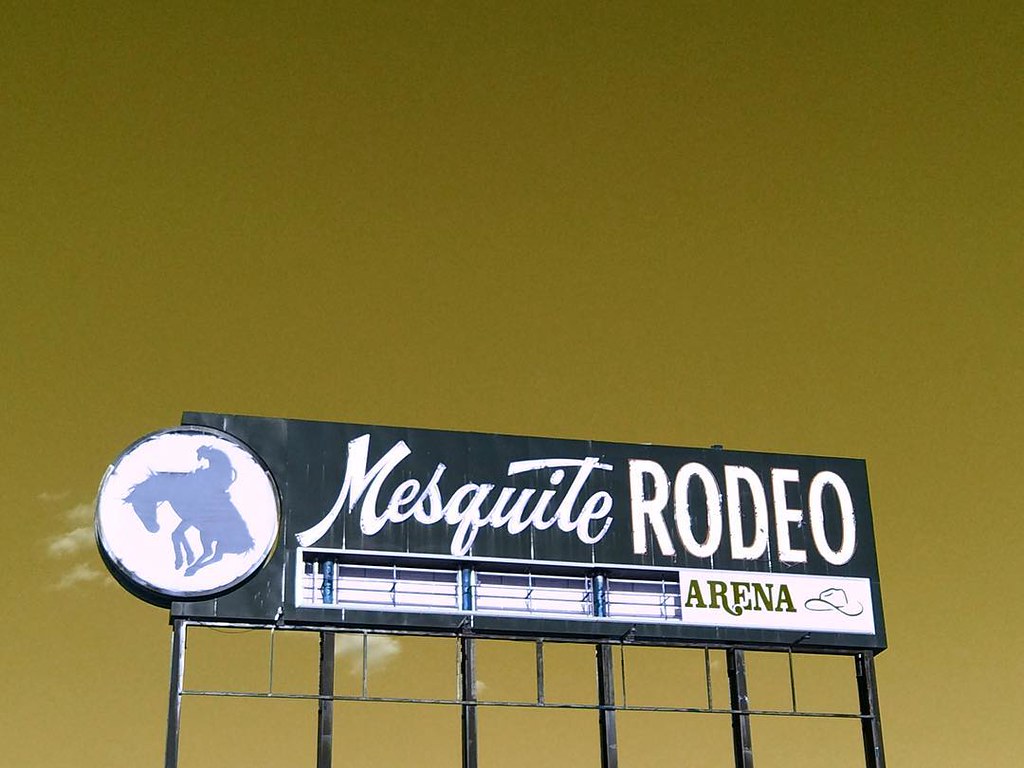 Mesquite Rodeo Mesquite TX signs signage signgeeks s… Flickr