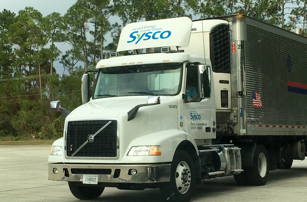 Sysco Foodservice Truck A 2015 Volvo truck parked to off l… Flickr