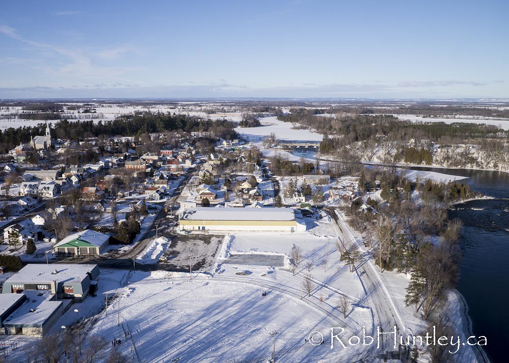 Mississippi River and Pakenham, Ontario Aerial view of the… Flickr
