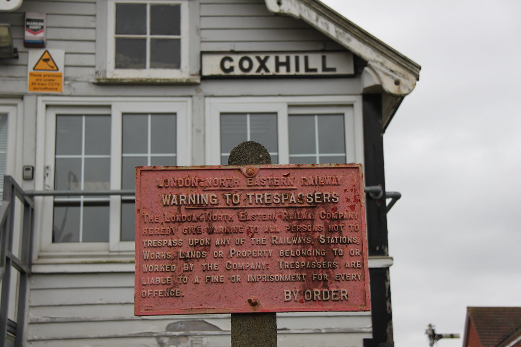 L.N.E.R. SIGN AT GOXHILL S.Box NORTH LINCS.. Looks secure … Flickr