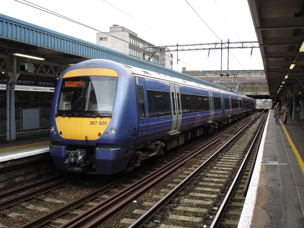 357025 Barking c2c Class 357 unit No. 357025 stands at B… Flickr