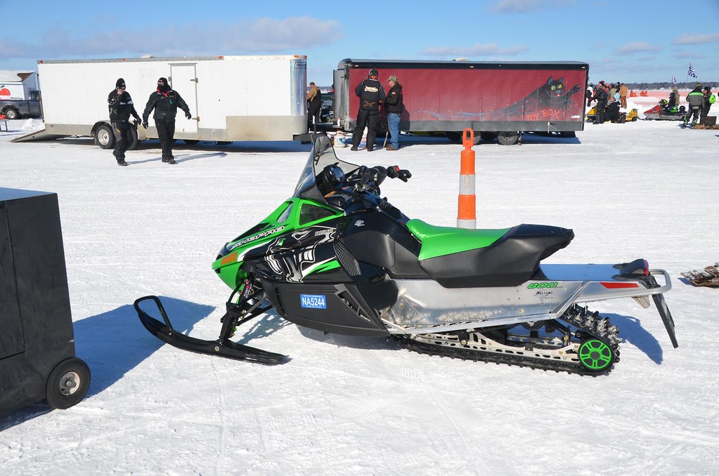 Snowmobile racing and show on Houghton Lake, Michigan Flickr