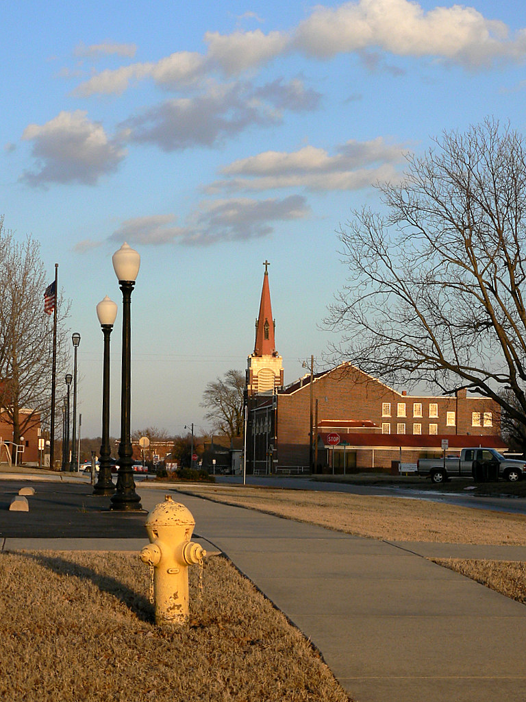 Okmulgee Sidewalk My hometown of Okmulgee, Oklahoma. On th… Flickr