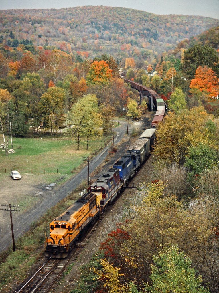 DH, Lanesboro, Pennsylvania, 1985 Westbound Guilford freig… Flickr