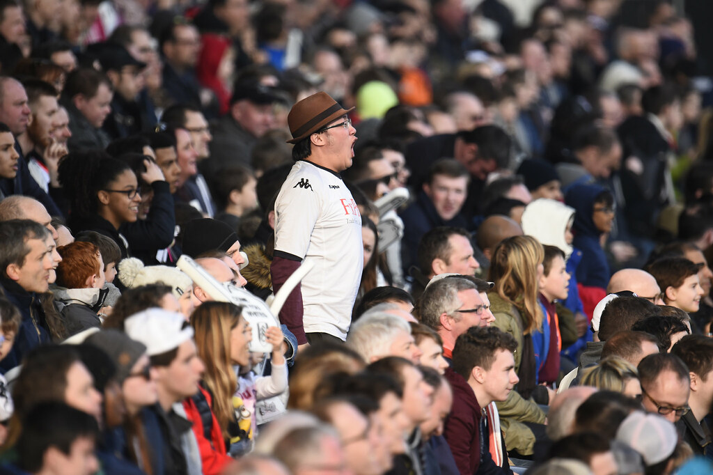 Fulham v Bristol City A Fulham fans shouts during the Sky … Flickr