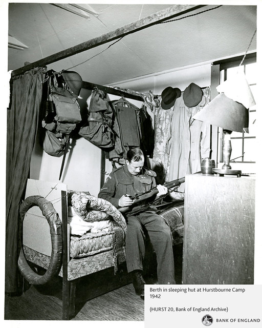 24 Berth in sleeping hut at Hurstbourne Camp, 1942 Flickr