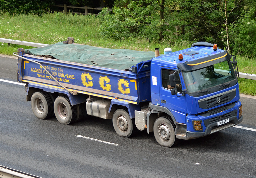 CCC Waste PO61LNT M8 Dewshill 07/07/2015 Harry's On The Road Truck