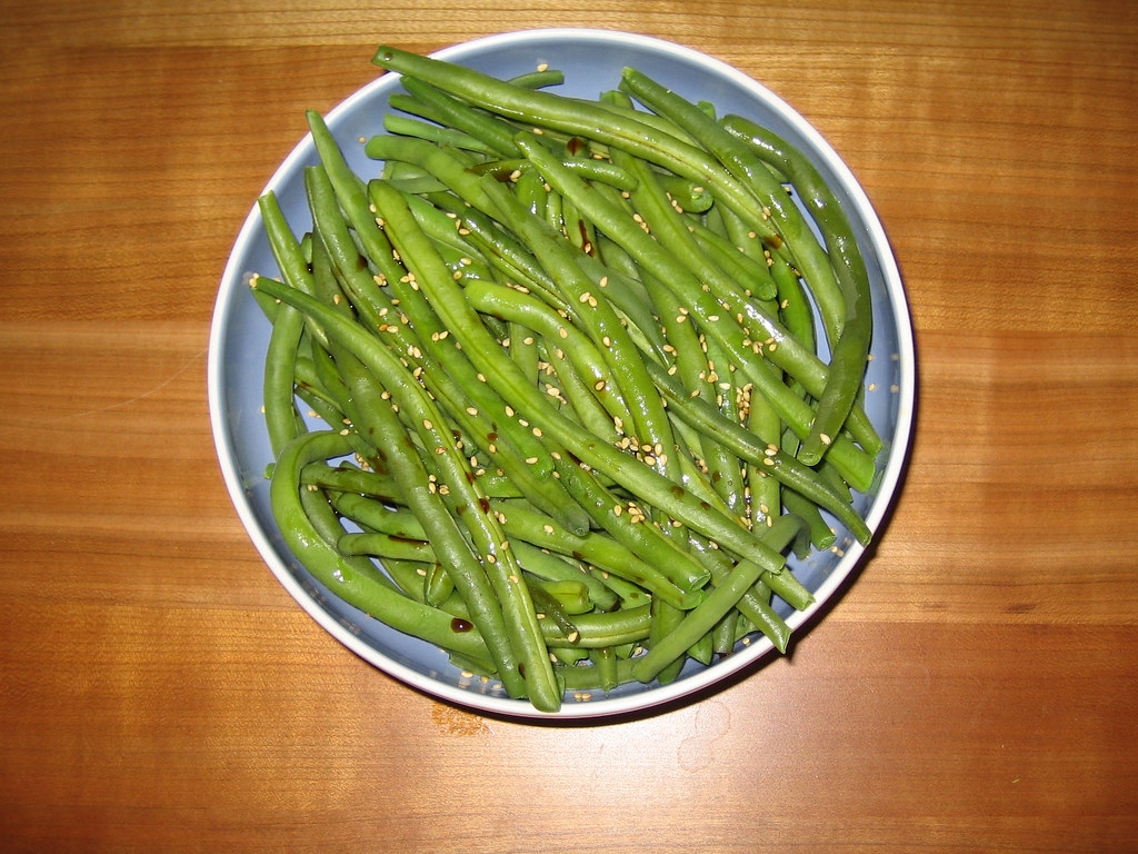 Green Beans with SesameSoy Sauce Tina Flickr