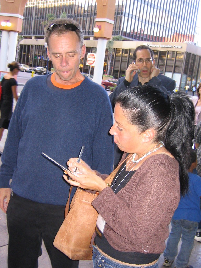 David Carr Here I am with NYT writer David Carr, AAN direc… Flickr