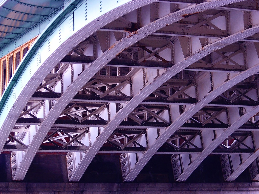 underside of a bridge somewhere in london Blogged at Bridg… Baron
